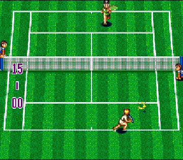 Super Final Match Tennis (Japan) screen shot game playing